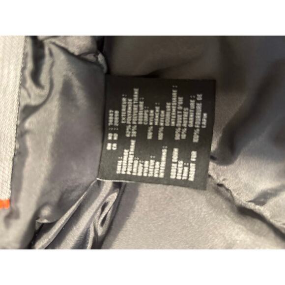 Andrew Marc Down Bomber Jacket Orange Inky L - Picture 14 of 16